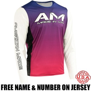 AM 2.0 Pro Jersey Blended Blue/ Coral