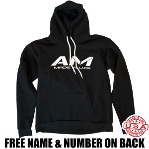 AM Heavyweight Hoodie Black/ White